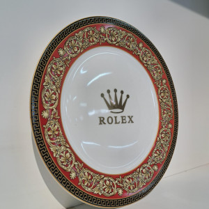 Plato de porcelana con diseño
