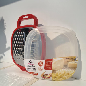 Rallador con caja de plástico SANREMO