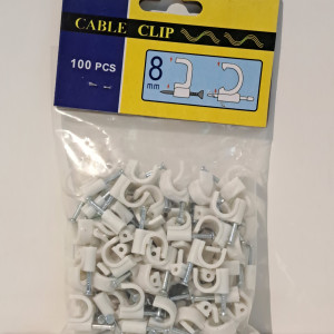 Clips para cables - 4 medidas 