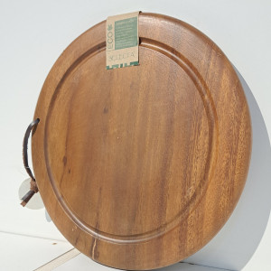 Tabla redonda de madera Selecta 25.5cm