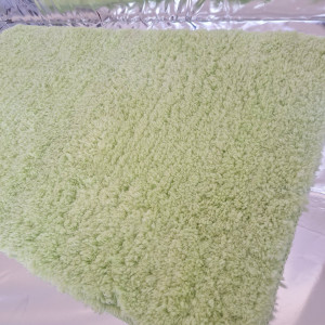 Alfombra rectangular de microfibra 