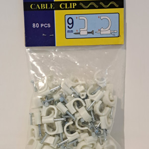 Clips para cables - 4 medidas 