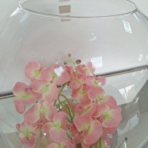 Florero de vidrio 