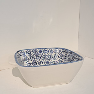 Recipiente de Porcelana - Diseño de flor 