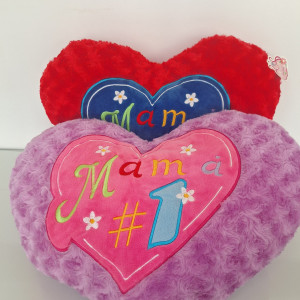 Almohada en forma de corazón 
