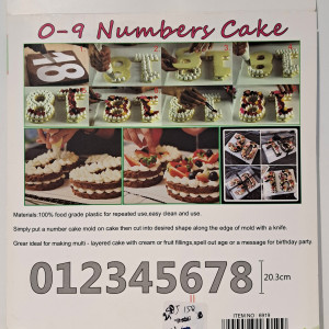 Números para cortar tortas 20.3cm