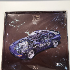 Cuadro de chapa de porsche 