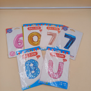 Globos de números y letras N16
