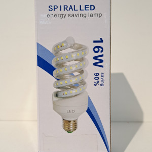 Foco LED en espiral - 6 capacidades 