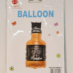 Globo HB botella de whisky - 48x93cm