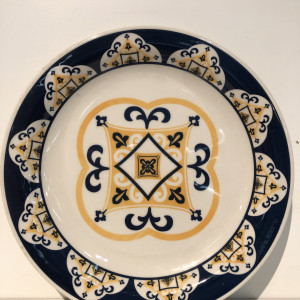Plato con diseño 