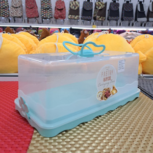 Tupper para transportar tortas 32x16cm 