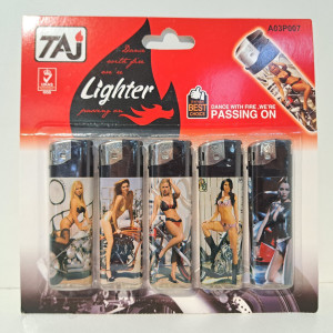 Juego de encendedores TAJ x5pcs 