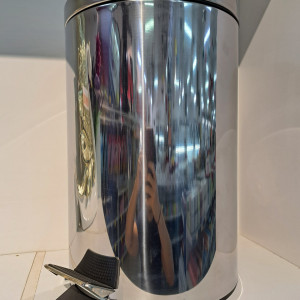 Basurero de acero inox. 3L