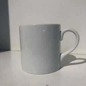 Taza de color blanco porcelana SCHMIDT 