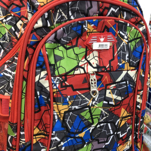 Mochila con diseño abstracto