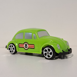 Auto de juguete Fusca 12.5x5cm - 4 colores 