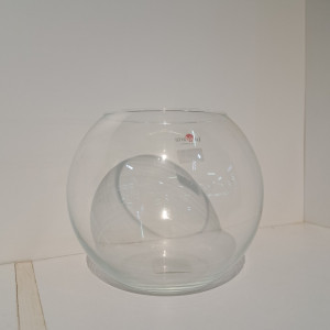 Florero de vidrio 14x16cm 