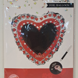 Globo de corazón para escribir 