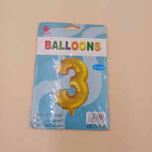 Globos de números y letras N40