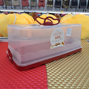 Tupper para transportar tortas 32x16cm 