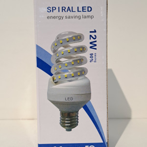 Foco LED en espiral - 6 capacidades 