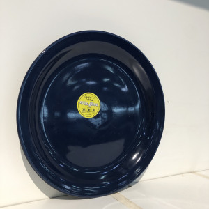 Plato de cerámica Vila Rica color azul marino 