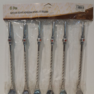 Bombilla de acero inoxidable 20.5cm - x6pcs  