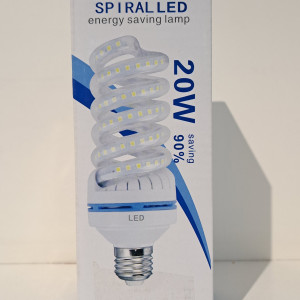 Foco LED en espiral - 6 capacidades 