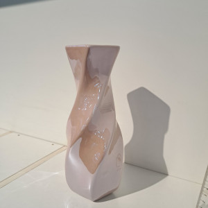 Florero rosa 23x9cm