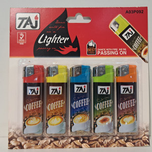 Juego de encendedores TAJ x5pcs 