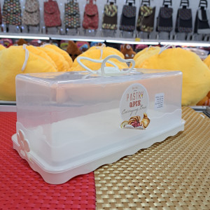 Tupper para transportar tortas 32x16cm 