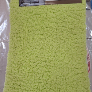 Alfombra rectangular de microfibra 