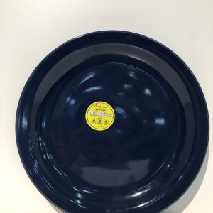 Plato de cerámica Vila Rica color azul marino 