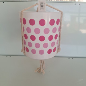 Porta plantera de macrame