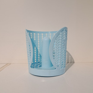 Porta rollo de papel - Diseño de cuadraditos