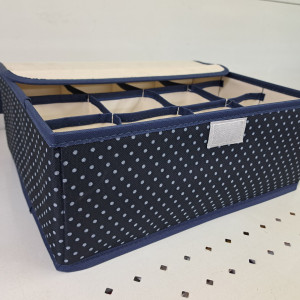 Organizador con separadores 31x24cm Azul