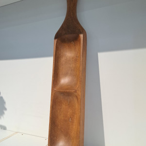 Tabla para picadas 2div. Madera 62x12cm