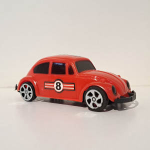 Auto de juguete Fusca 12.5x5cm - 4 colores 