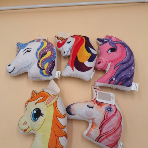 Mini almohadas de unicornio