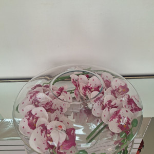 Florero de vidrio 