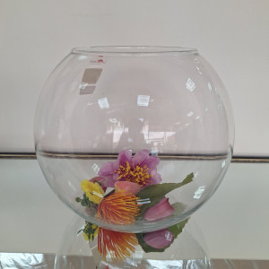 Florero de vidrio 
