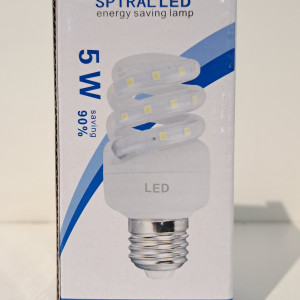 Foco LED en espiral - 6 capacidades 
