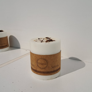 Vela perfumada de cera de soja