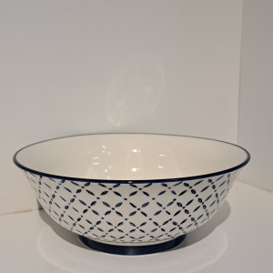 Bowl de porcelana - Diseño de rombo