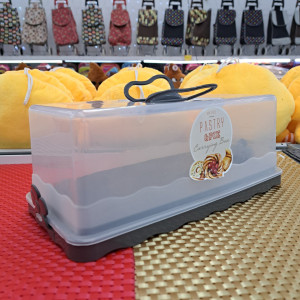 Tupper para transportar tortas 32x16cm 