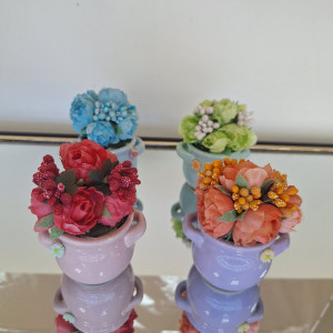 Adorno de mini florero
