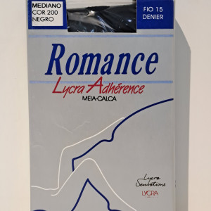 Media fina Romance mediano - negro