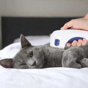 Peine eléctrico antipulgas y piojos para mascotas