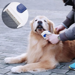 Peine eléctrico antipulgas y piojos para mascotas